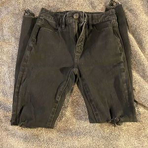 American Eagle Black Jeans SIZE: 0 Regular